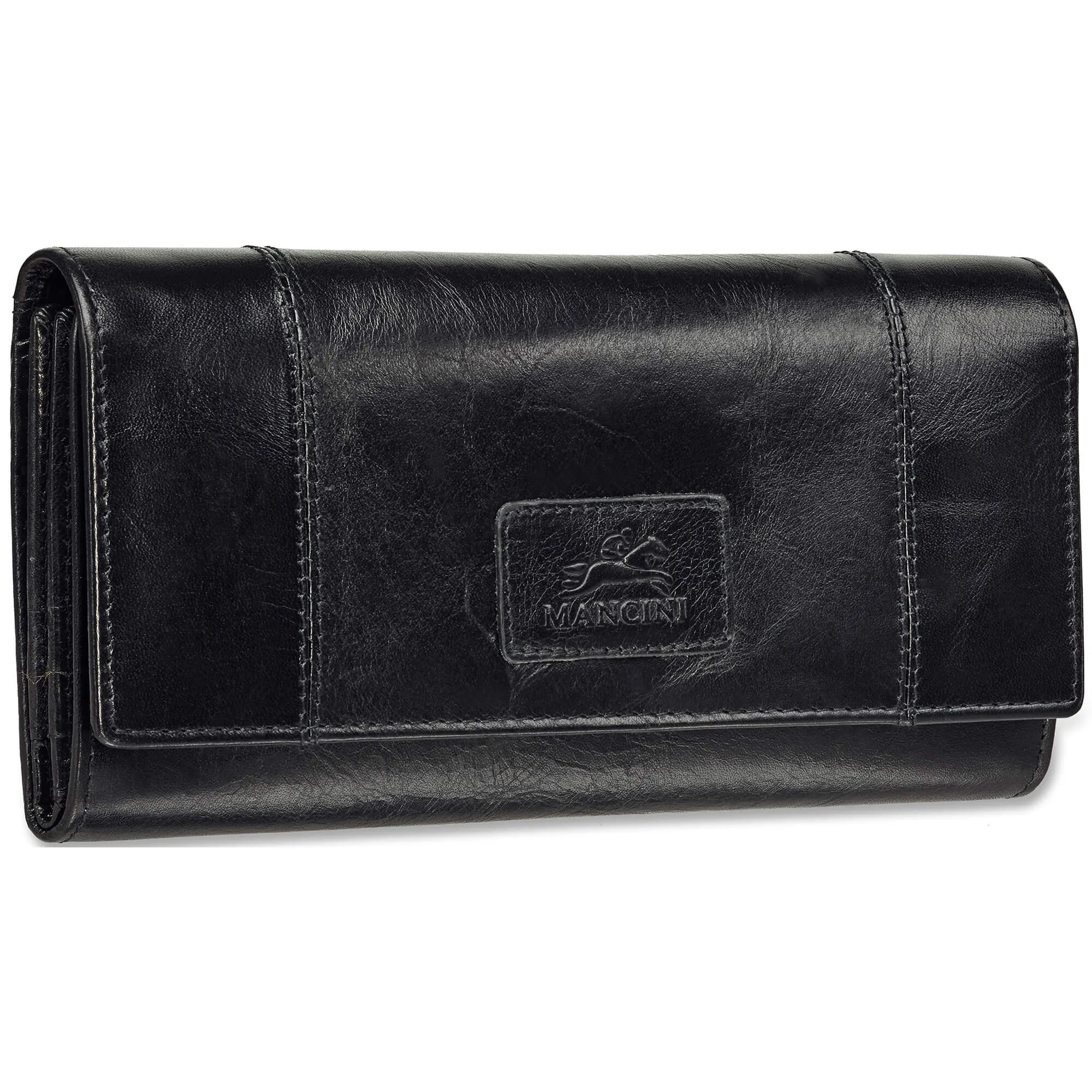 Mancini CASABLANCA Ladies' RFID Secure Trifold Wallet