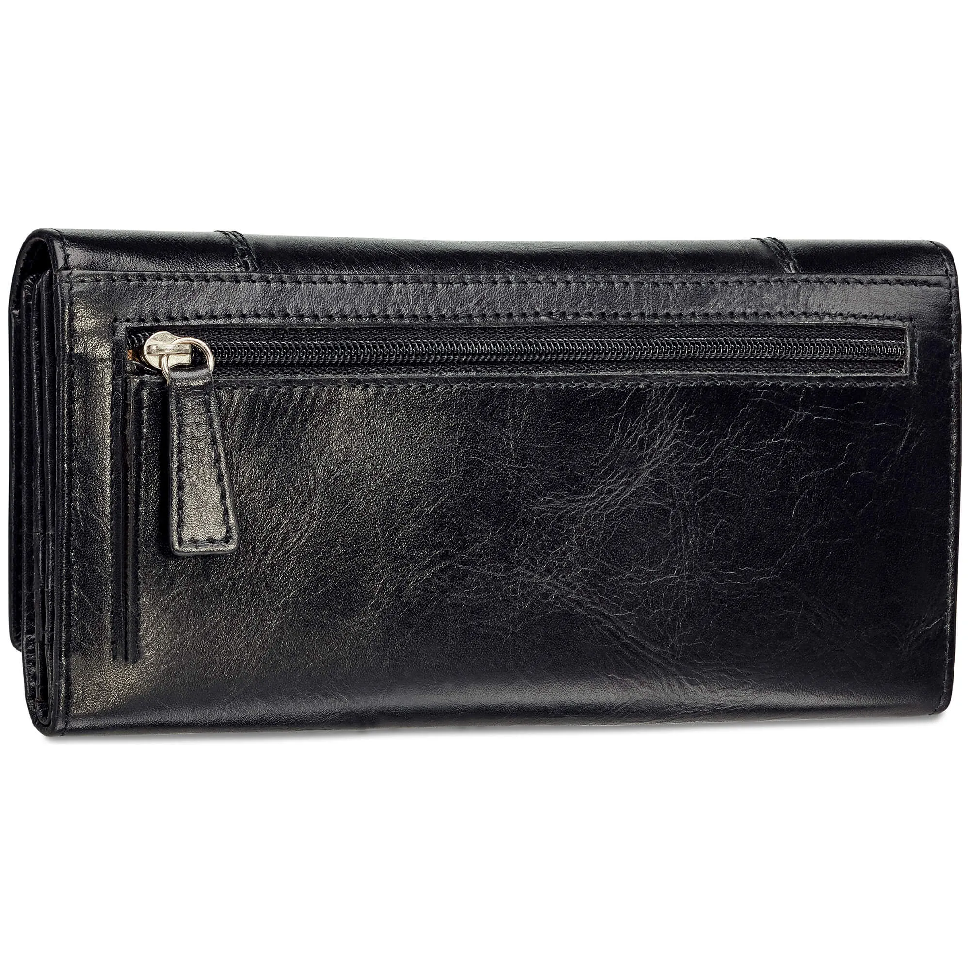 Mancini CASABLANCA Ladies' RFID Secure Trifold Wallet