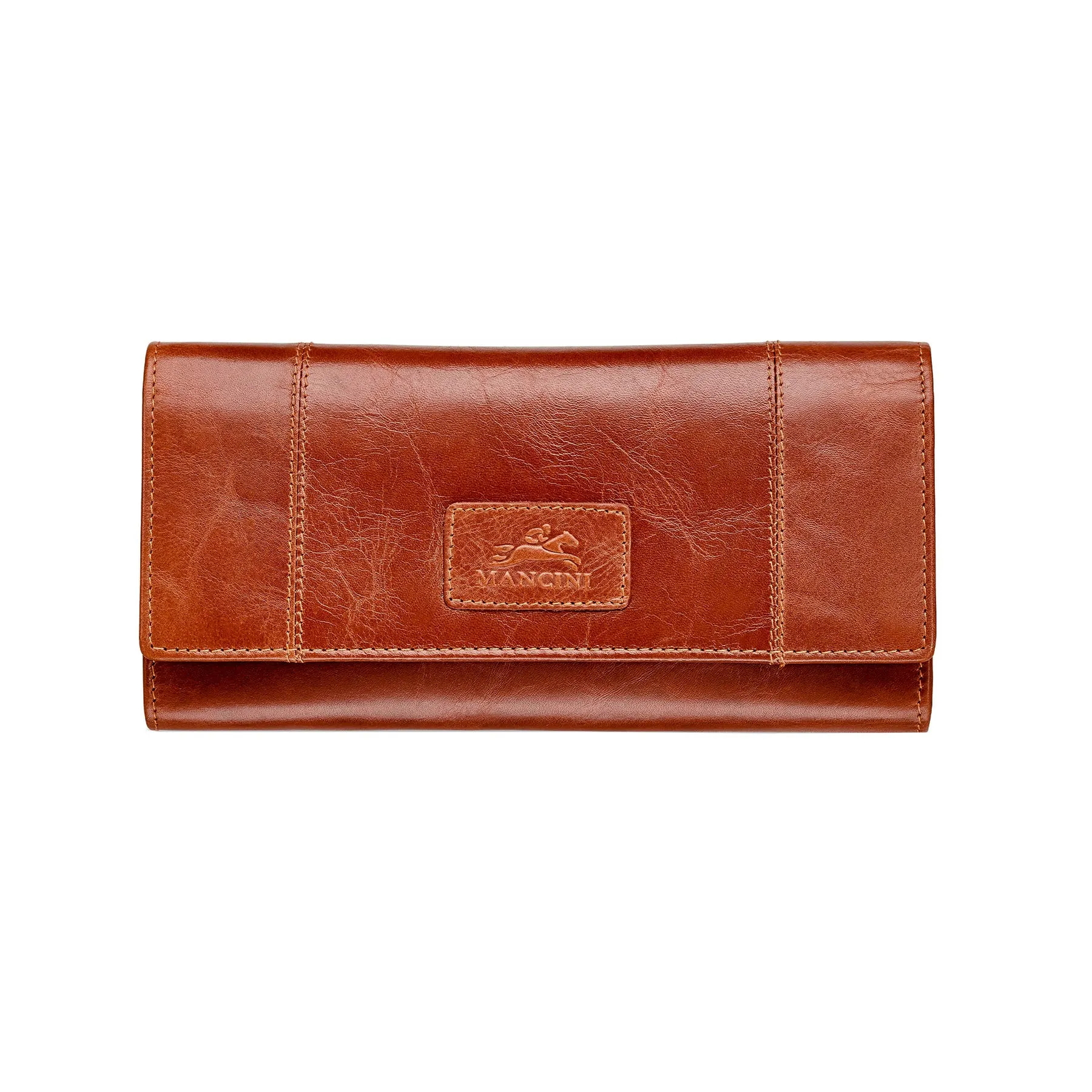 Mancini CASABLANCA Ladies' RFID Secure Trifold Wallet