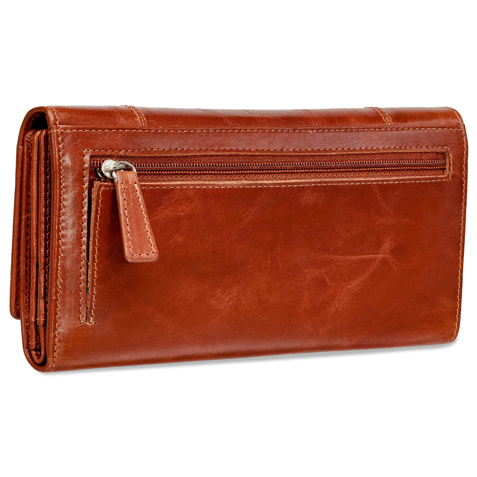 Mancini CASABLANCA Ladies' RFID Secure Trifold Wallet