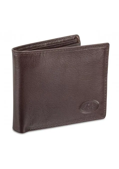 Mancini EQUESTRIAN-2 Men's RFID Secure Center Wing Wallet with Coin Pocket