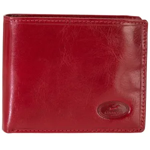 Mancini EQUESTRIAN-2 Men's RFID Secure Center Wing Wallet with Coin Pocket