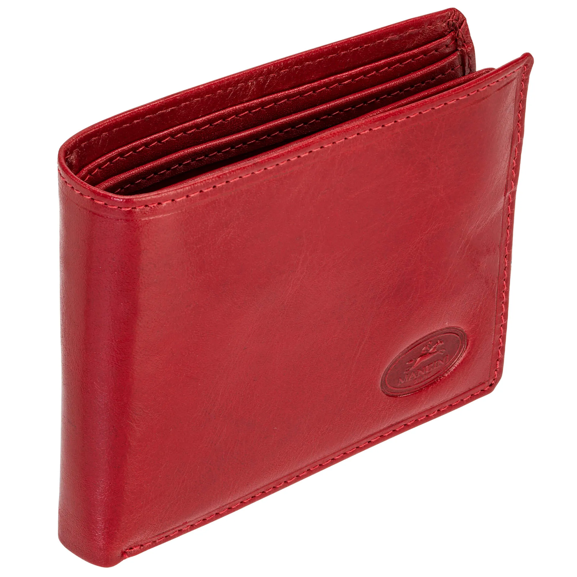 Mancini EQUESTRIAN-2 Men's RFID Secure Center Wing Wallet with Coin Pocket
