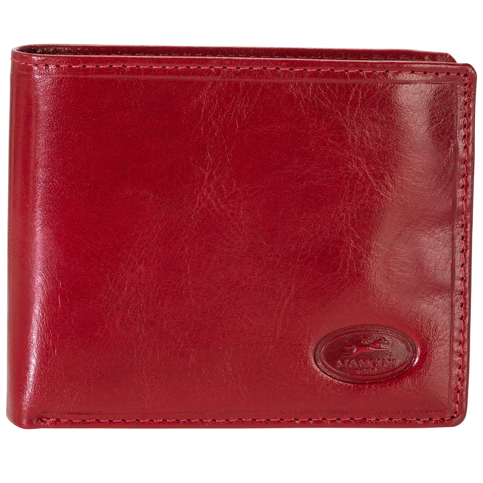 Mancini EQUESTRIAN-2 Men's RFID Secure Center Wing Wallet with Coin Pocket