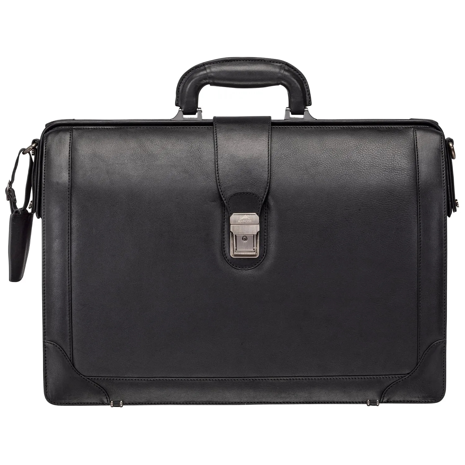 Mancini MILAN Luxurious Litigator Briefcase Pocket for 17.3” Laptop