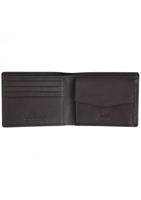 Mancini MONTERREY Men's RFID Secure Wallet With Coin Pocket