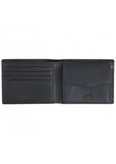 Mancini MONTERREY Men's RFID Secure Wallet With Coin Pocket