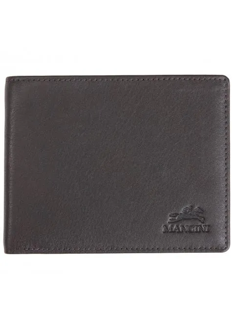 Mancini MONTERREY Men's RFID Secure Wallet With Coin Pocket