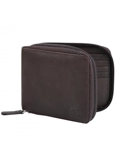 Mancini MONTERREY Men's Zippered Wallet With Removable Passcase