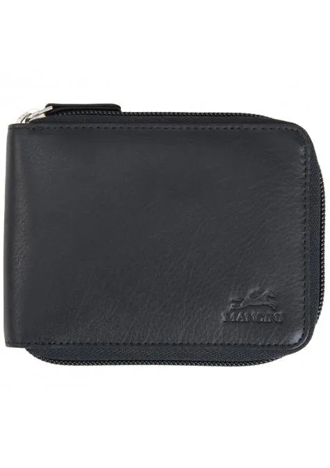 Mancini MONTERREY Men's Zippered Wallet With Removable Passcase