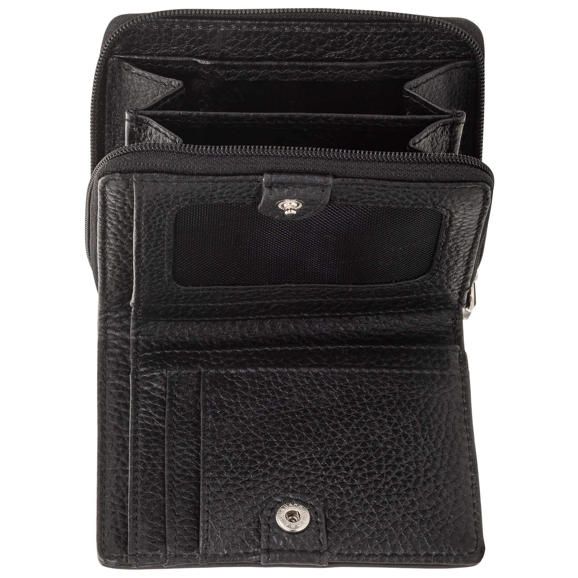 Mancini PEBBLE RFID Small Clutch Wallet