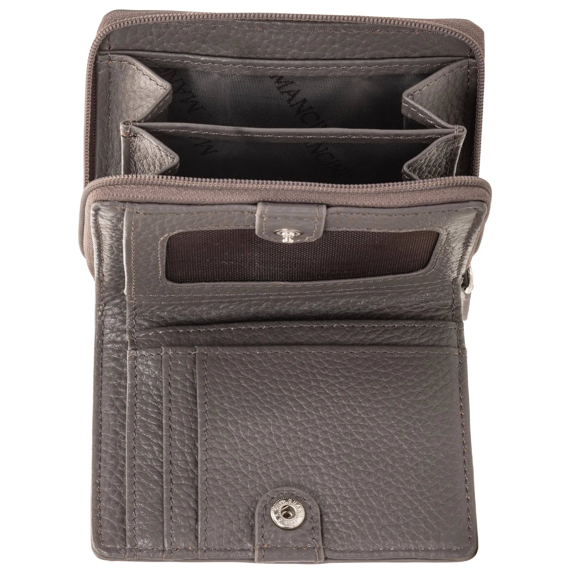 Mancini PEBBLE RFID Small Clutch Wallet