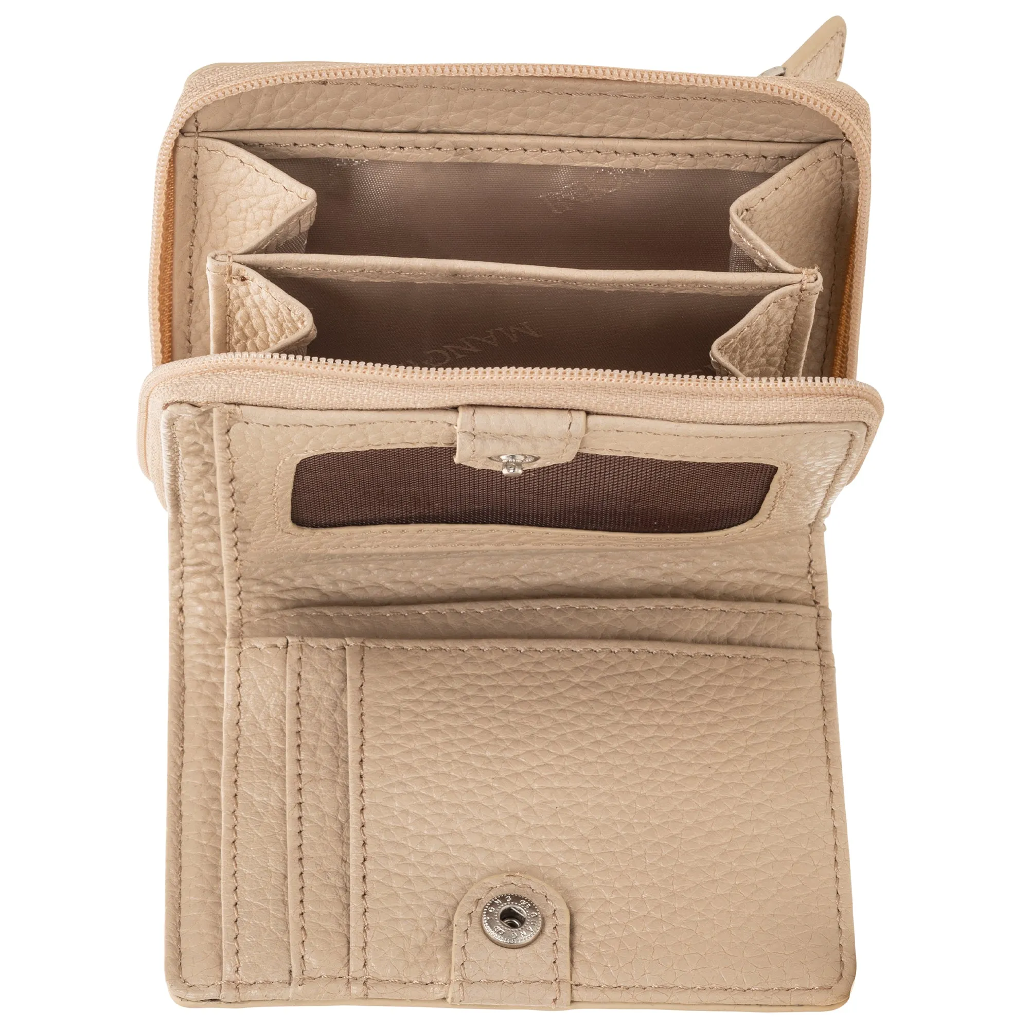 Mancini PEBBLE RFID Small Clutch Wallet