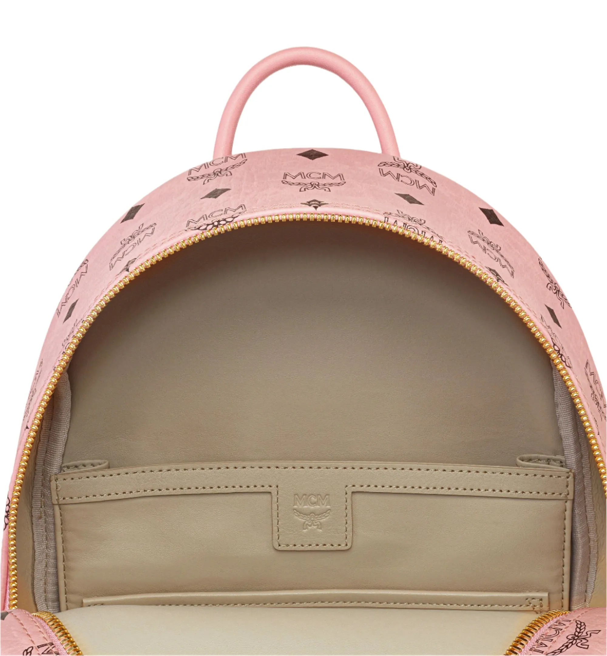 MCM Women's Stark Side Studs Backpack in Visetos