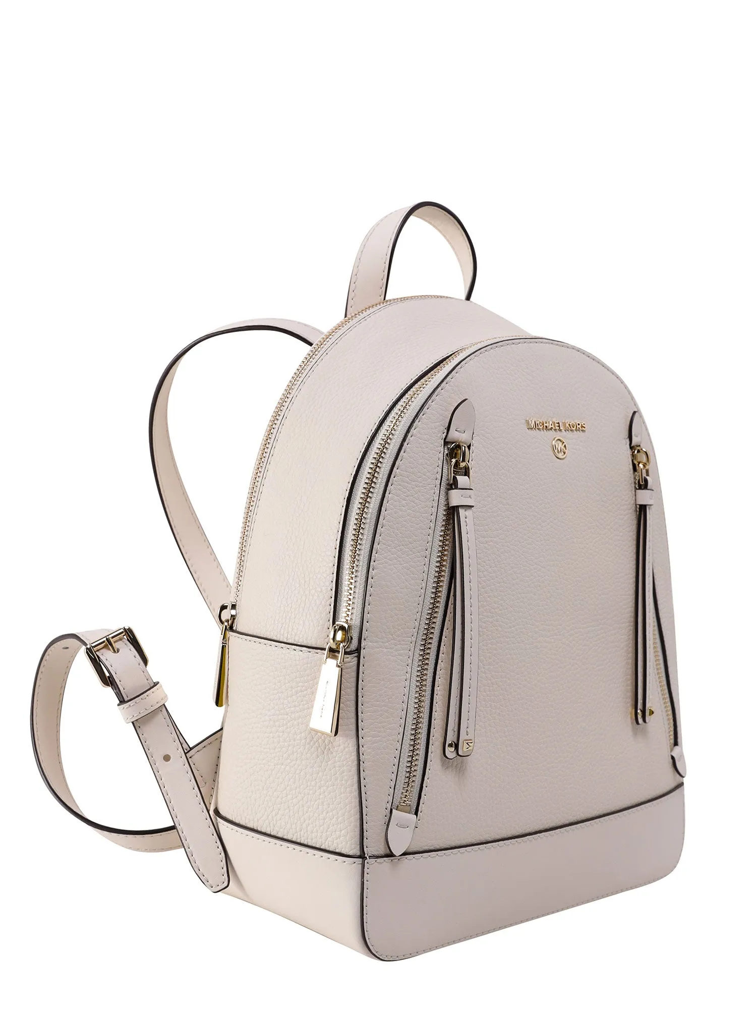 Michael Kors Logo Plaque Zipped Backpack