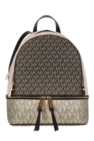 Michael Michael Kors Rhea Logo Plaque Medium Backpack