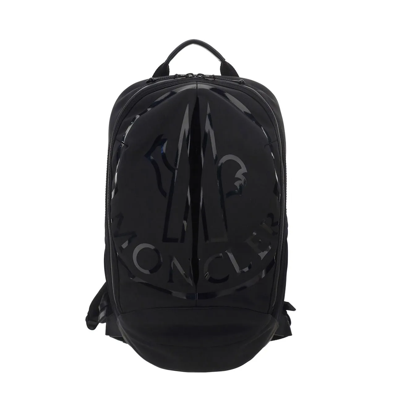 Moncler Logo Printed Zipped Cut Backpack