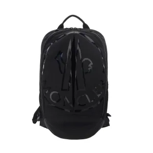 Moncler Logo Printed Zipped Cut Backpack