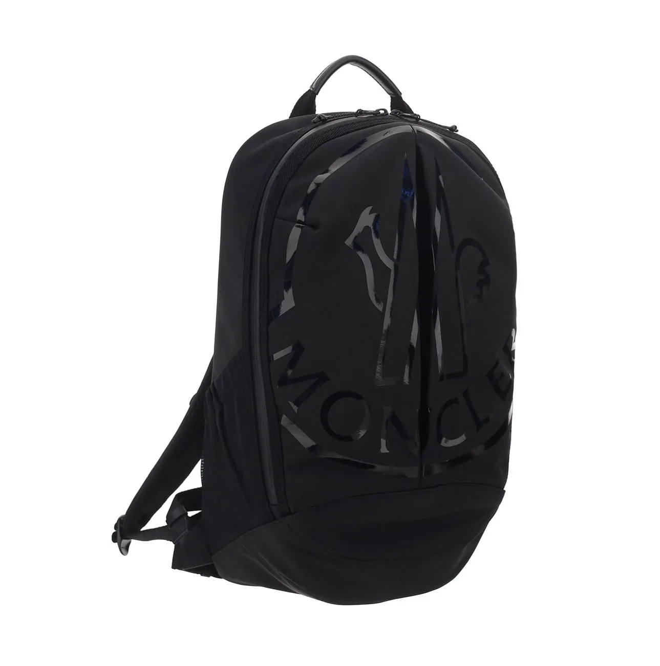 Moncler Logo Printed Zipped Cut Backpack