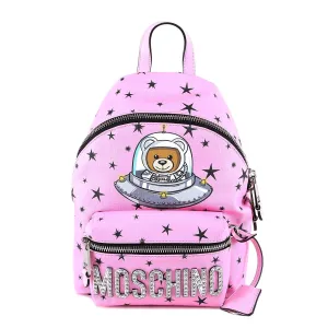 Moschino Stars Print Teddy Backpack
