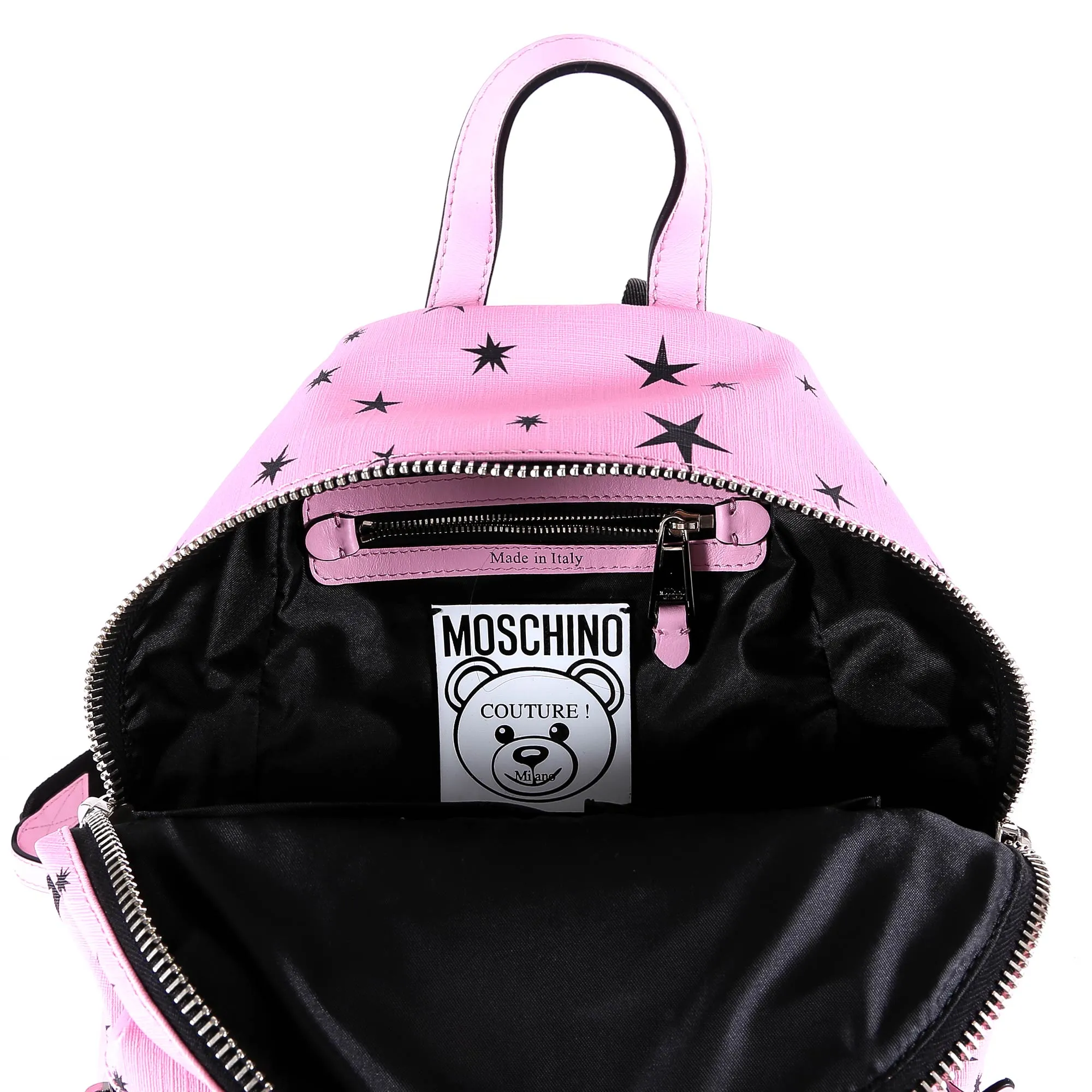 Moschino Stars Print Teddy Backpack
