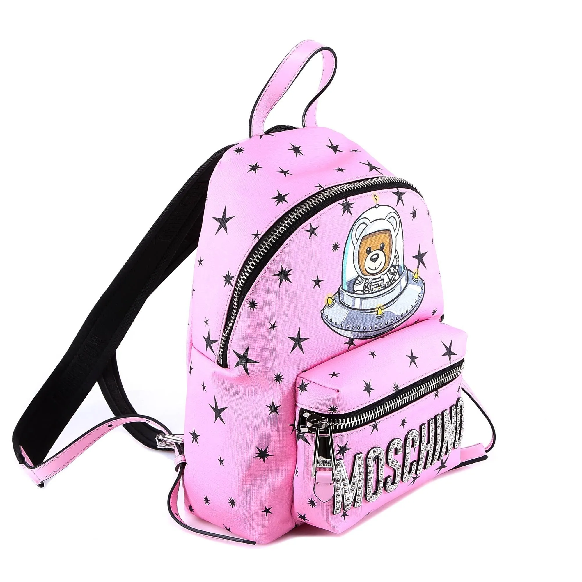 Moschino Stars Print Teddy Backpack