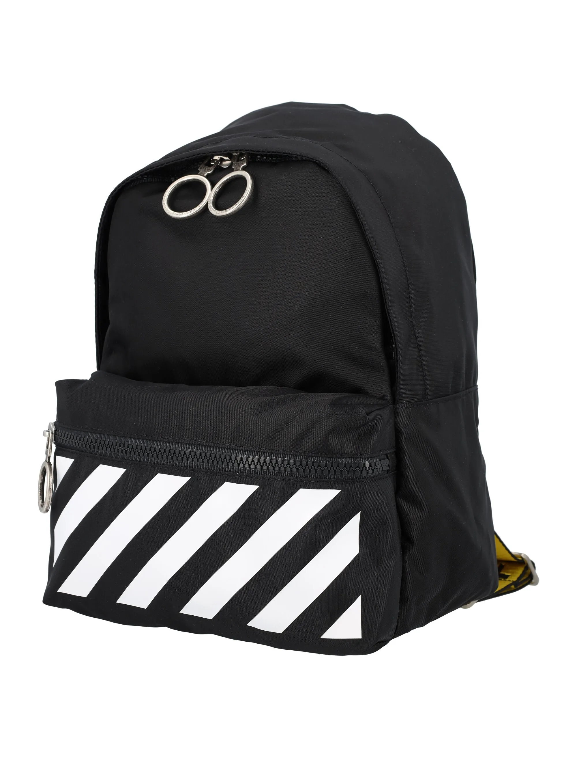 Off-White Binder Zip-Up Mini Backpack