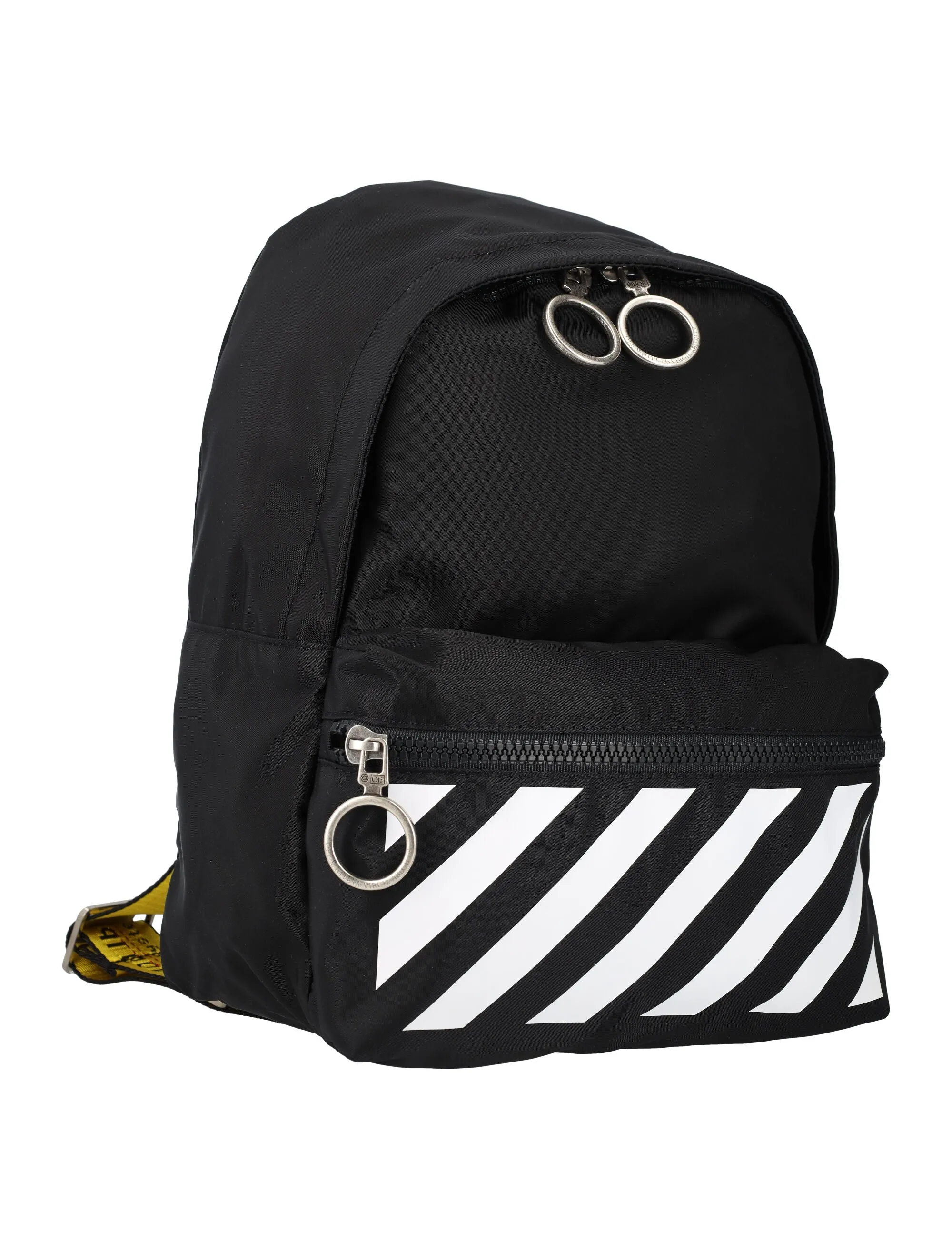 Off-White Binder Zip-Up Mini Backpack
