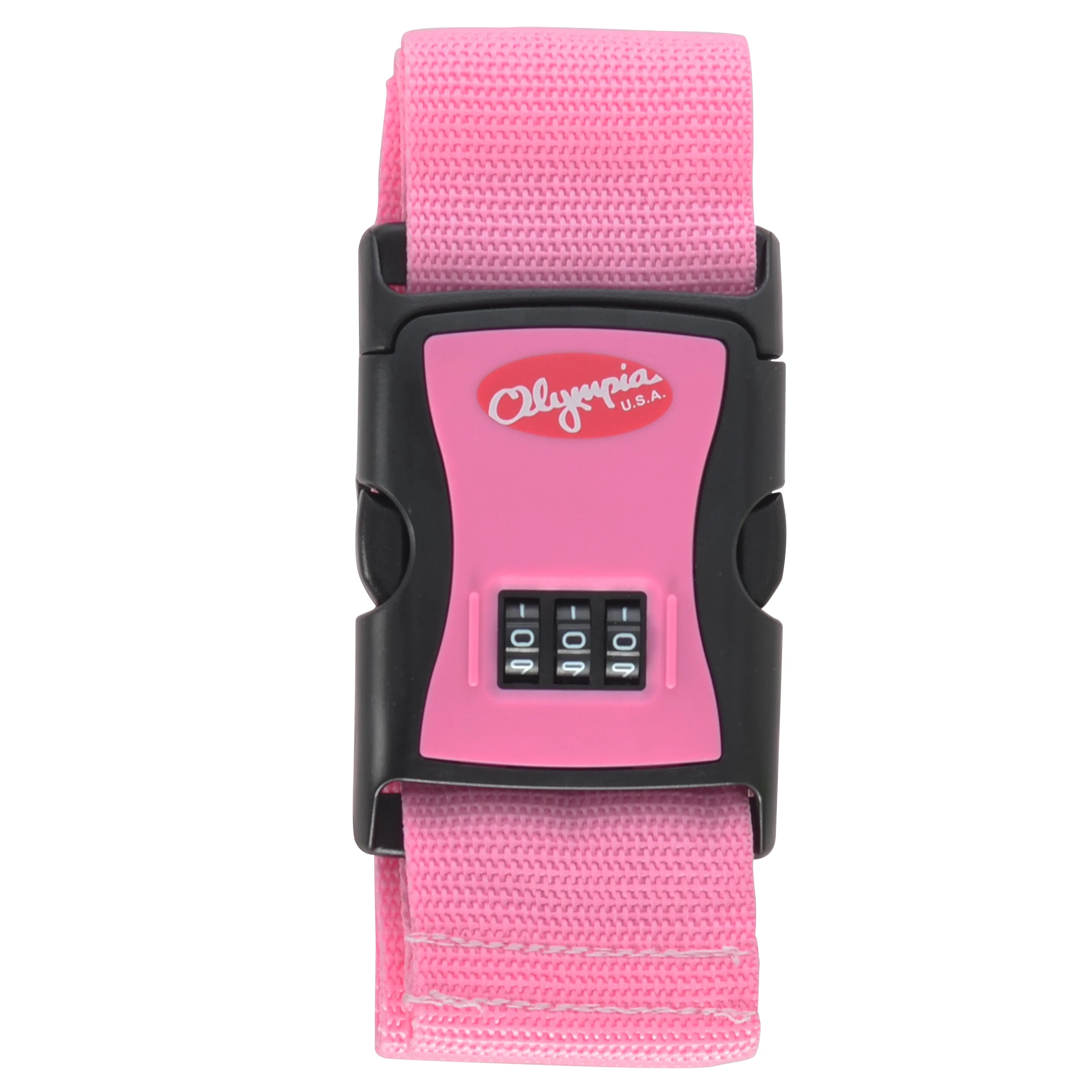 Olympia 3-Dial Luggage Strap with High Impact ABS Fasteners