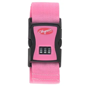 Olympia 3-Dial Luggage Strap with High Impact ABS Fasteners