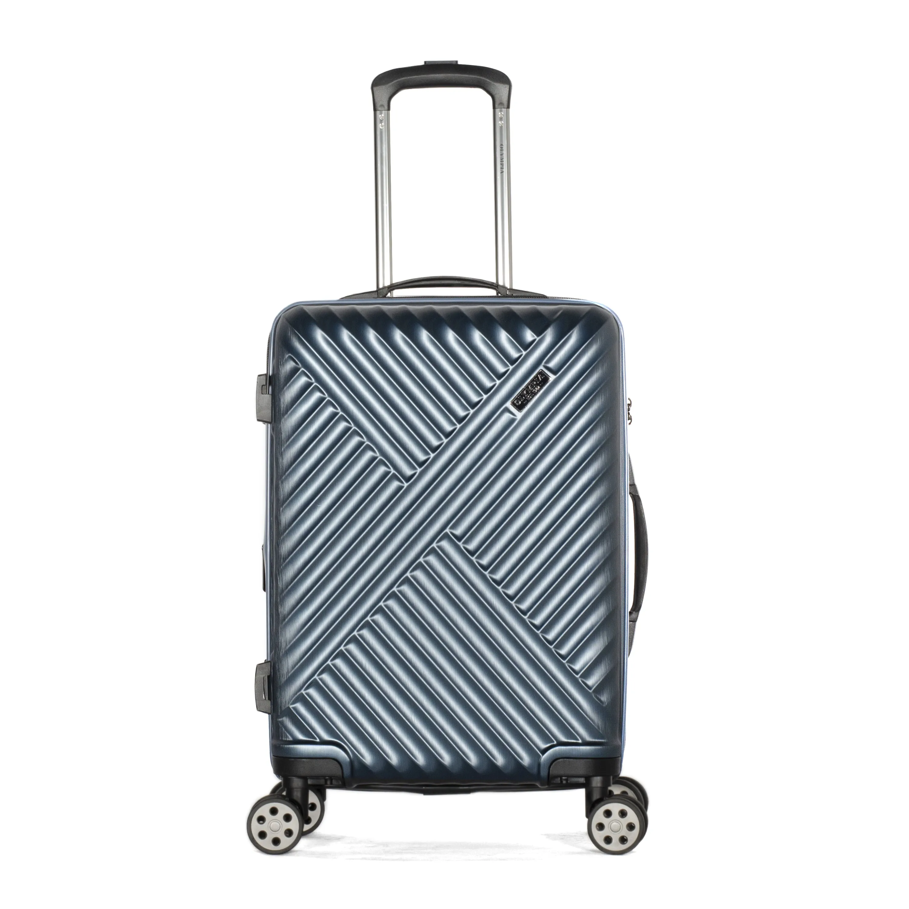 Olympia Matrix Carry-On and Multi-Purpose Tote Set (Blue)