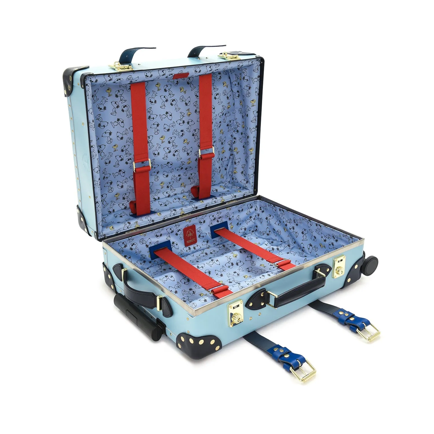 PEANUTS · Carry-On - 4 Wheels | Linus Blue/Red