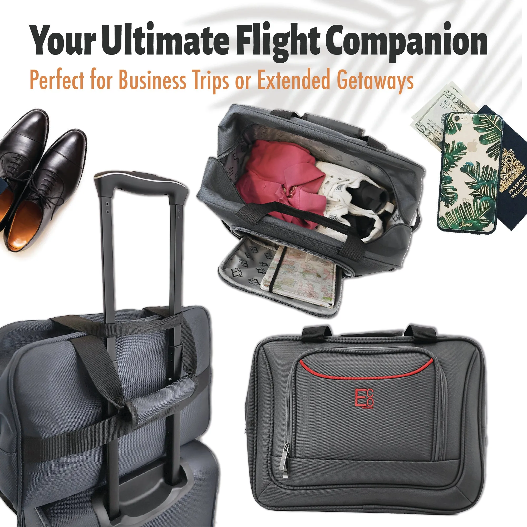 Pre-Order Monaco Softshell Luggage Set on 360° Spinner Wheels with TSA Lock