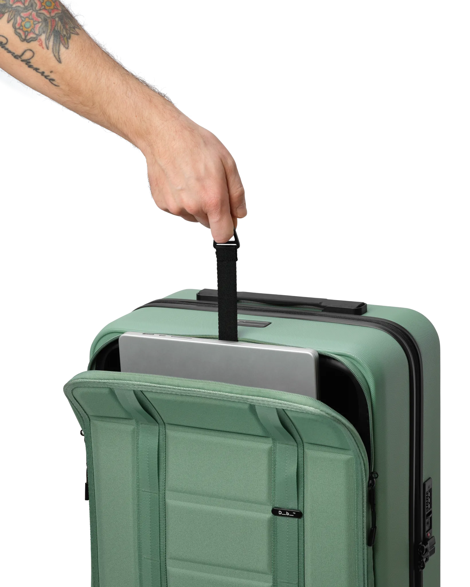 Ramverk Front-access Carry-on Green Ray