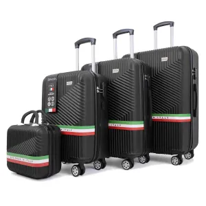 Roma Hardshell Luggage Set with Spinner Wheels & TSA Lock
