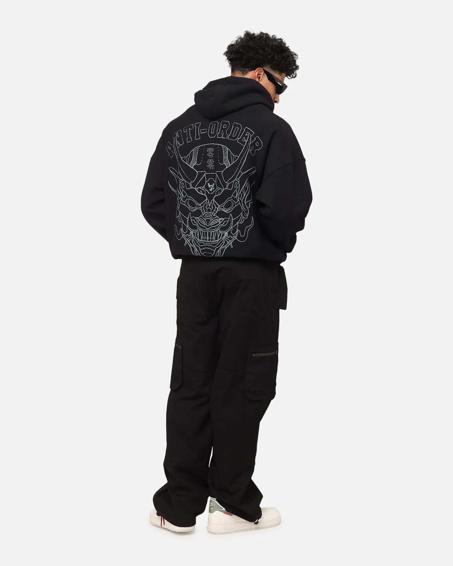 The Anti Order Akuma Boxy Hoodie Black/Grey