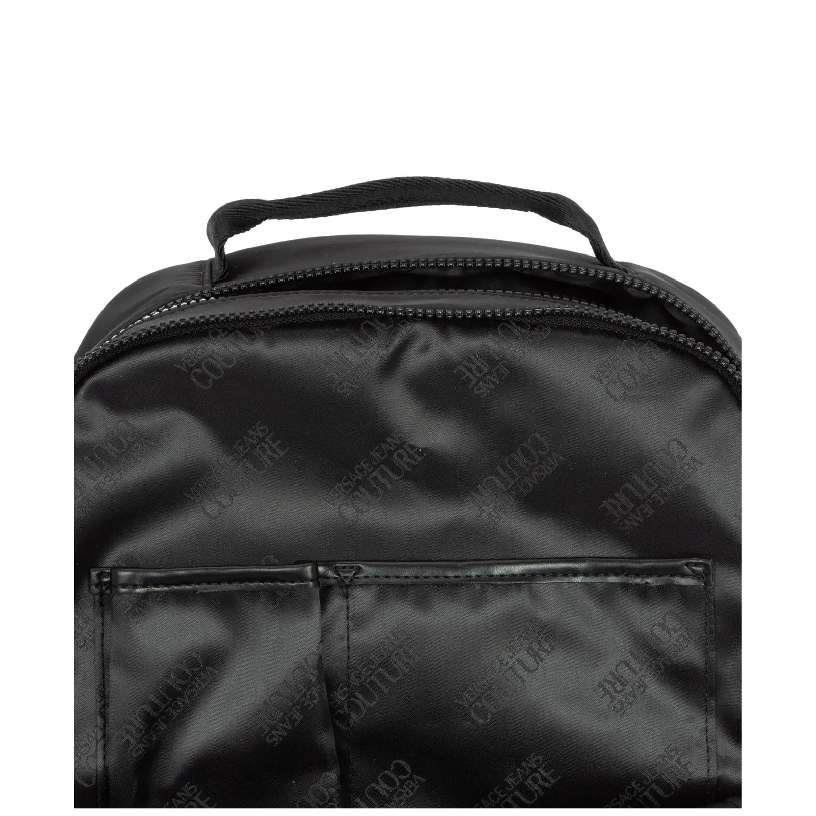 Versace Jeans Couture Logo Patch Zipped Backpack