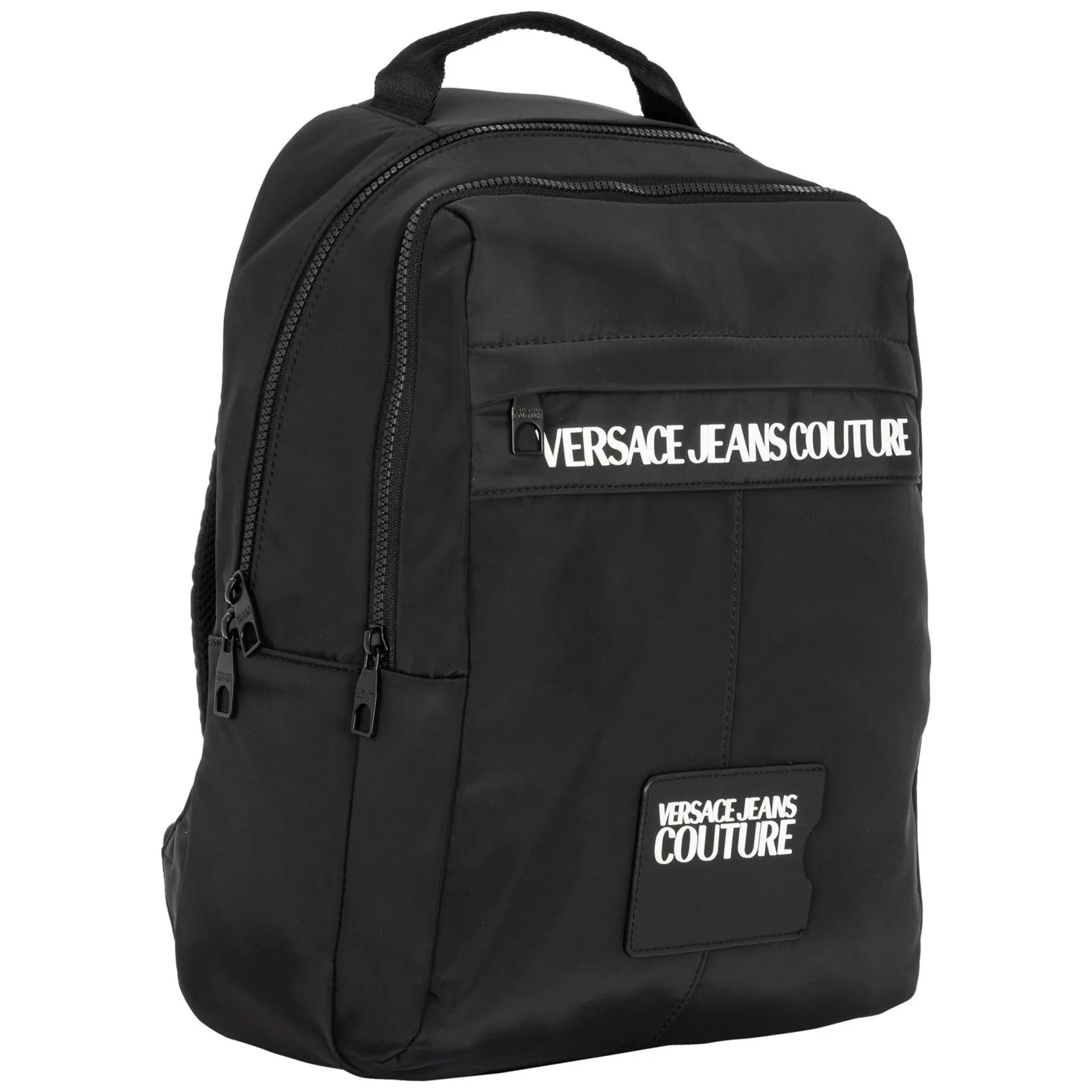 Versace Jeans Couture Logo Patch Zipped Backpack