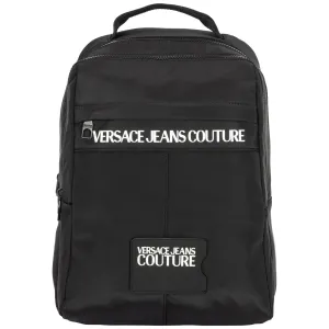 Versace Jeans Couture Logo Patch Zipped Backpack