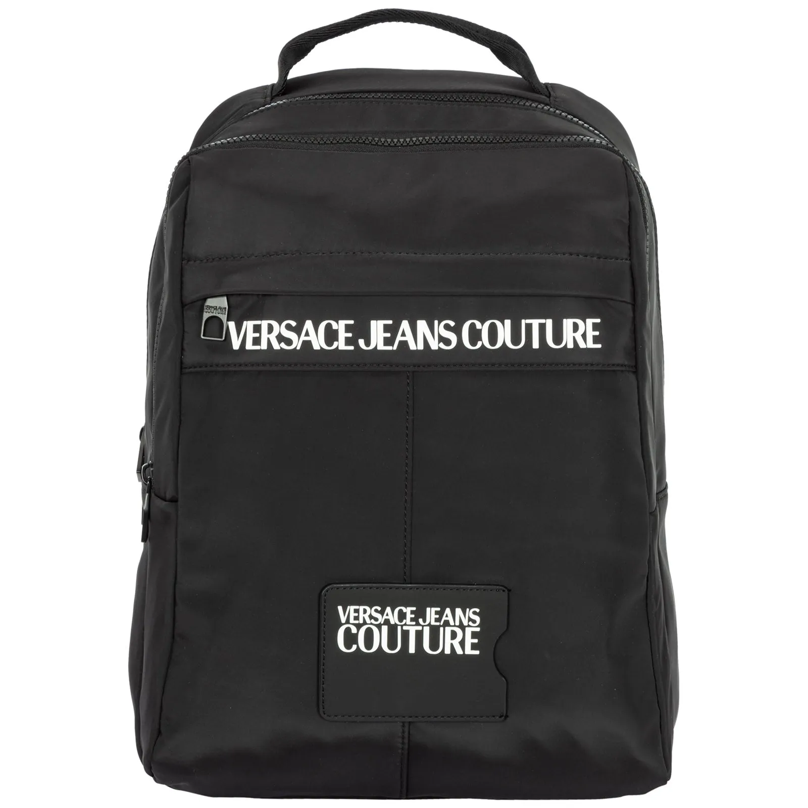 Versace Jeans Couture Logo Patch Zipped Backpack